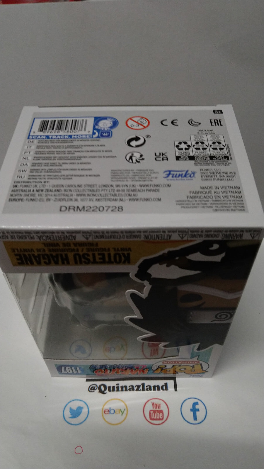 Funko Pop! NARUTO N° 1197 Kotatsu Hagane avec arme (FU42)