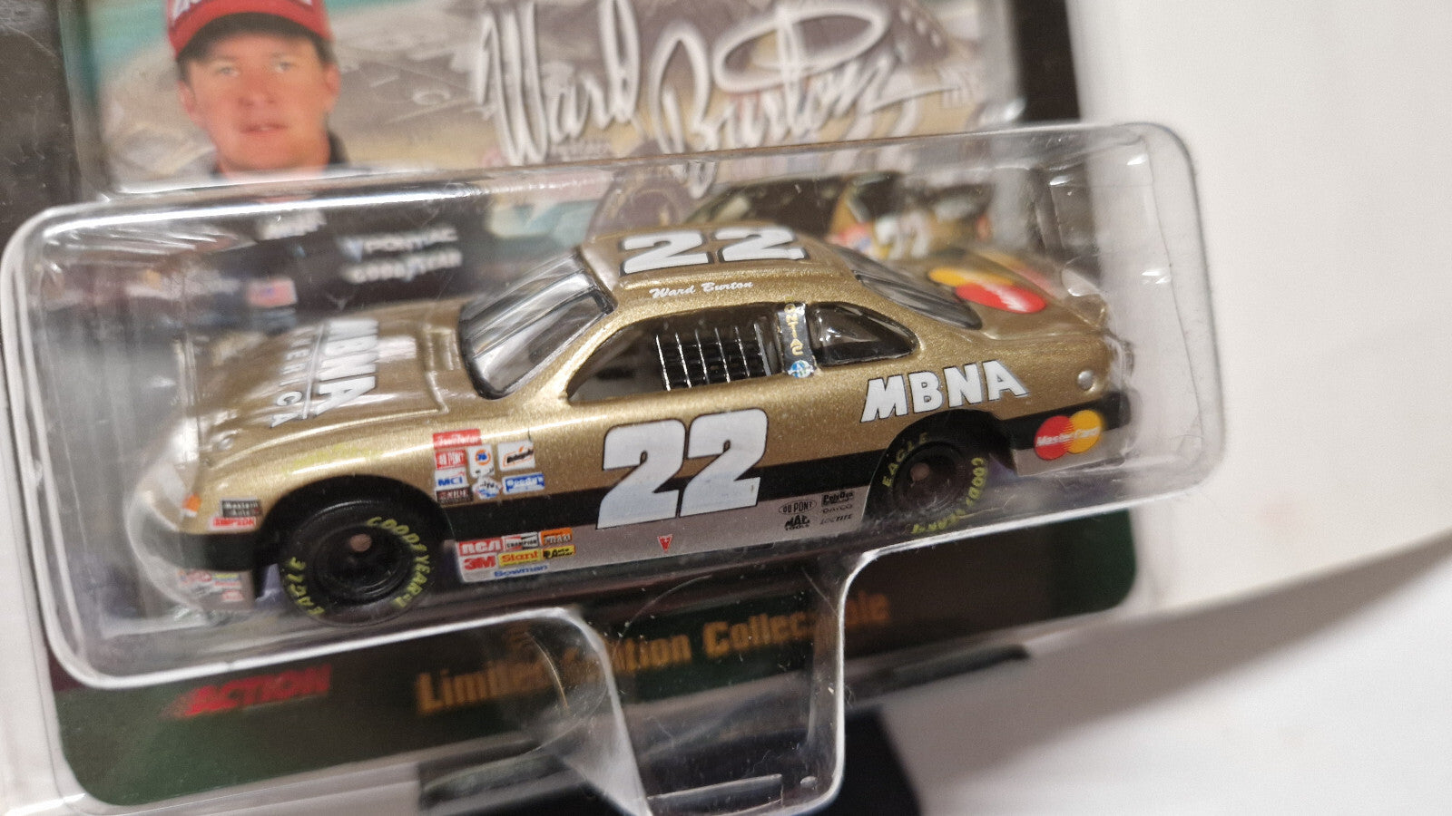 Action Ward burton 1997 pontiac grand prix MBNA america limitée 11016 exp (CP17)