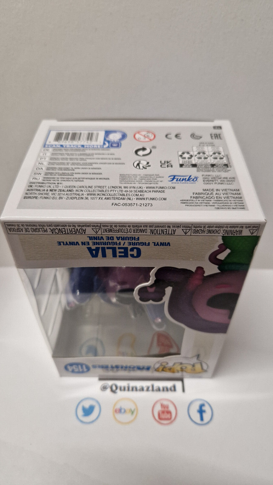 Funko Pop! MONSTERS INC 20TH 1154 Celia (F41)