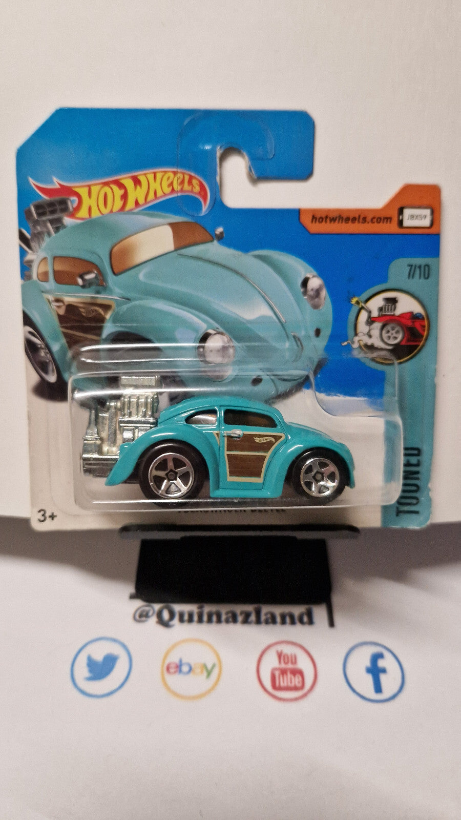 Hot Wheels Volkswagen beetle 2017-074  (CP02)