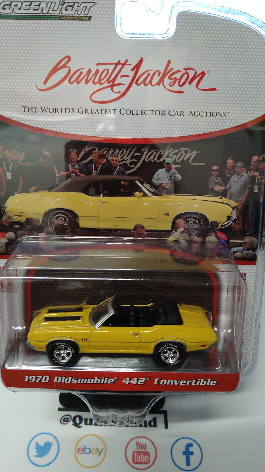 Greenlight Barrett-Jackson 1970 Oldsmobile 442 Convertible  (NG70)