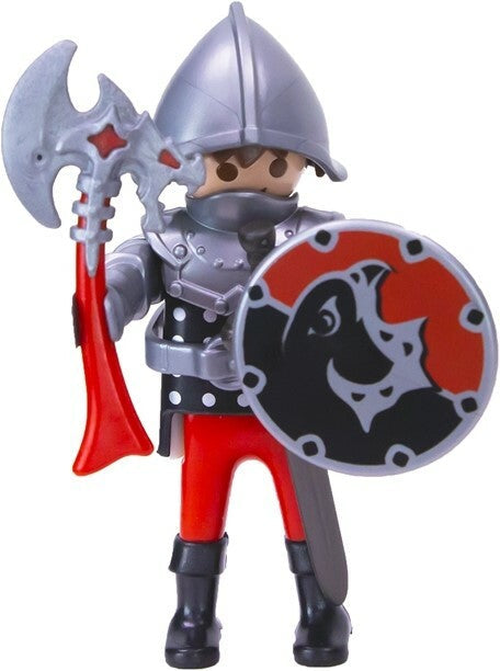 Playmobil personnage chevalier avec hache et bouclier (NP26)