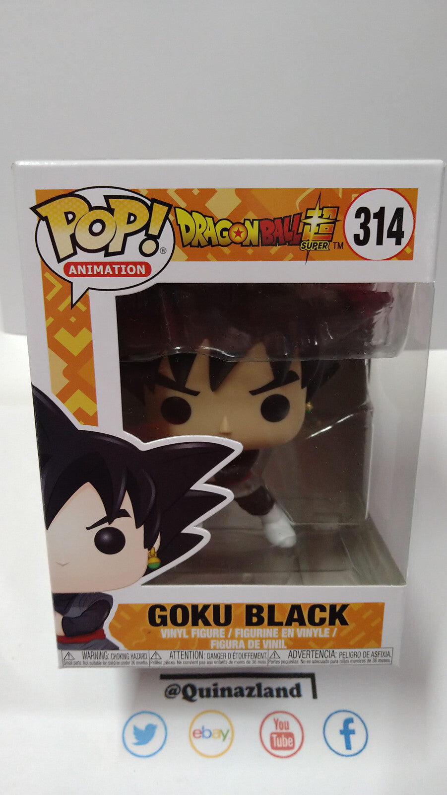 Funko Pop! DRAGON BALL SUPER 314 Goku Black (FU27)