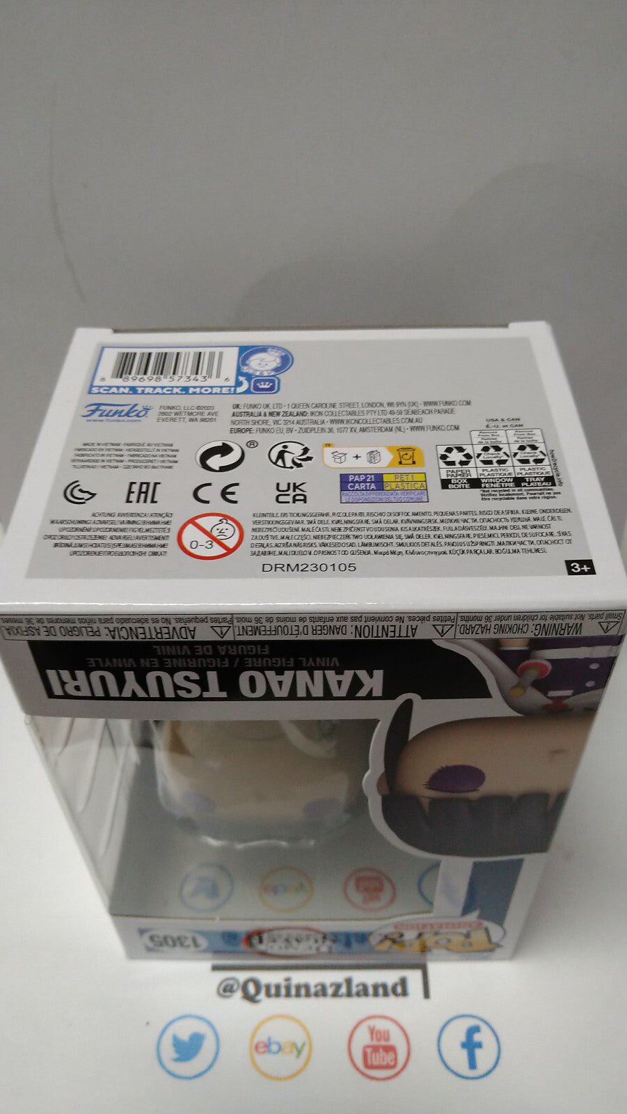 Funko Pop! DEMON SLAYER  Animation N° 1305 Kanao Tsuyuri (F1)