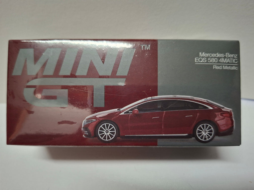 Mini GT 2024 Mercedes-Benz EQS 580 4Matic, Red metallic N°970 (CP05)
