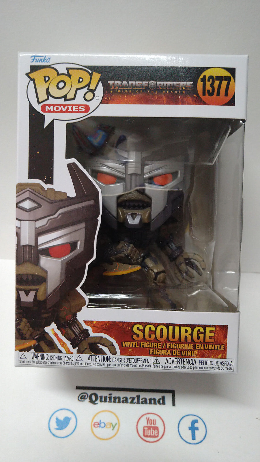Funko Pop!  TRANSFORMERS POP Movies N° 1377 Scourge (FU18)