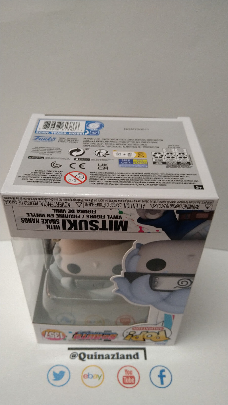 Funko Pop! BORUTO  Animation N° 1357 Mitsuki avec Mains Serpents (F11)
