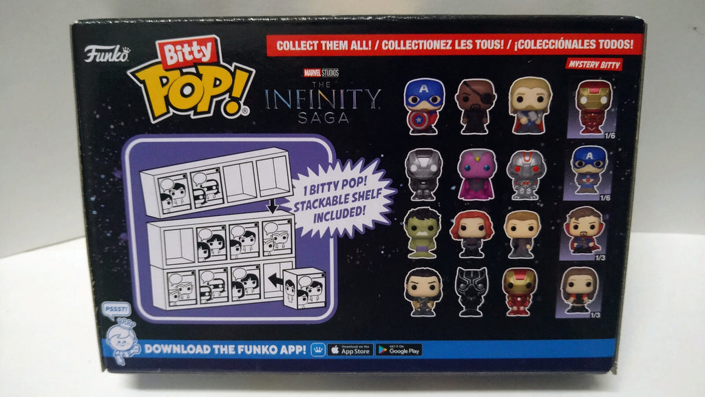 Funko Bitty Pop! 2.5cm Infinity Saga  Pack War Machine Vision Ultron (F13)