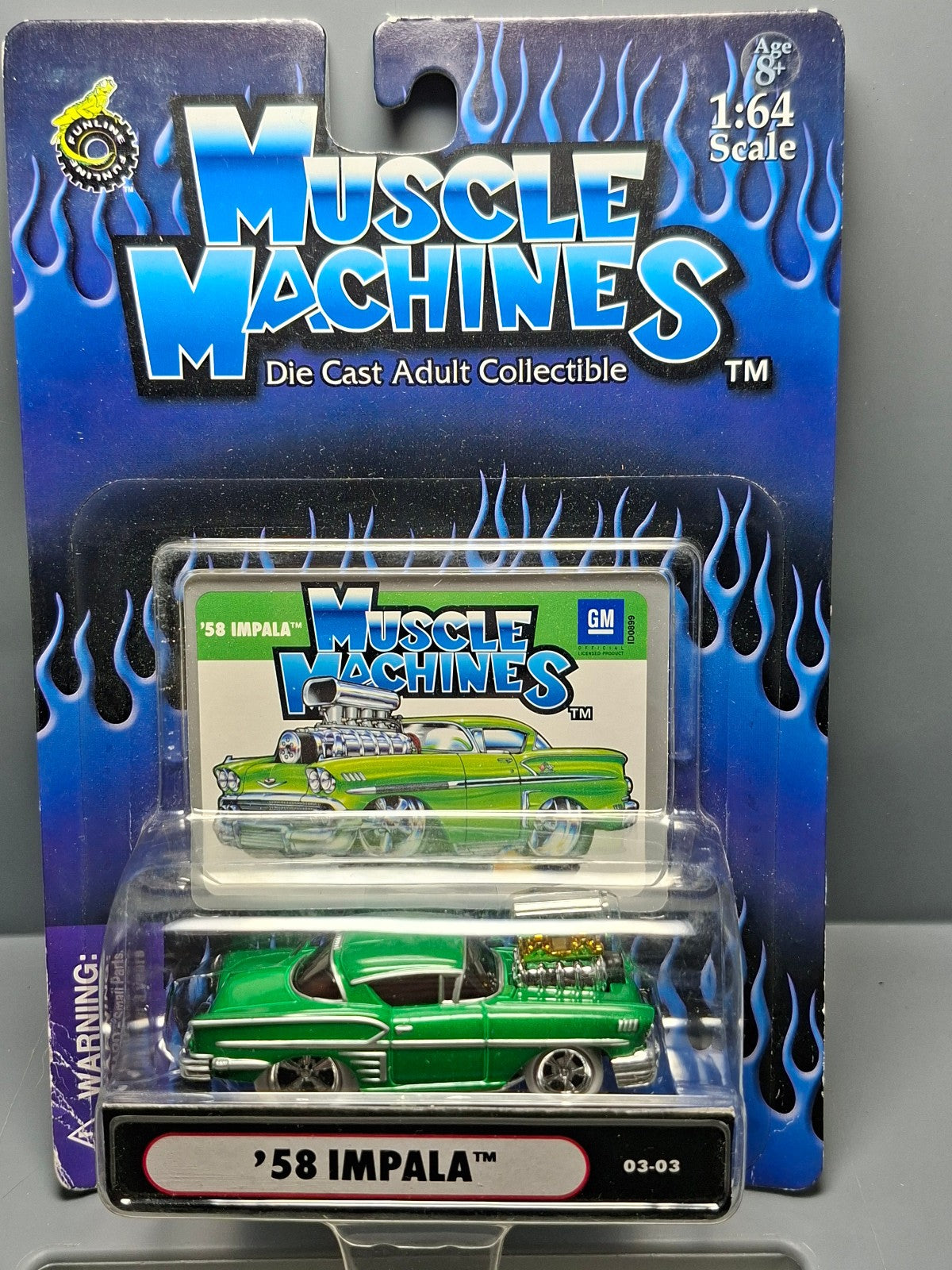 Muscle Machines 2003 Originals chase '58 impala    (NG09)