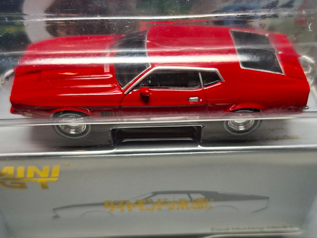 Mini GT 1971 Ford Mustang Mach 1 Diamonds Are Forever, red n° 905 (NG52)