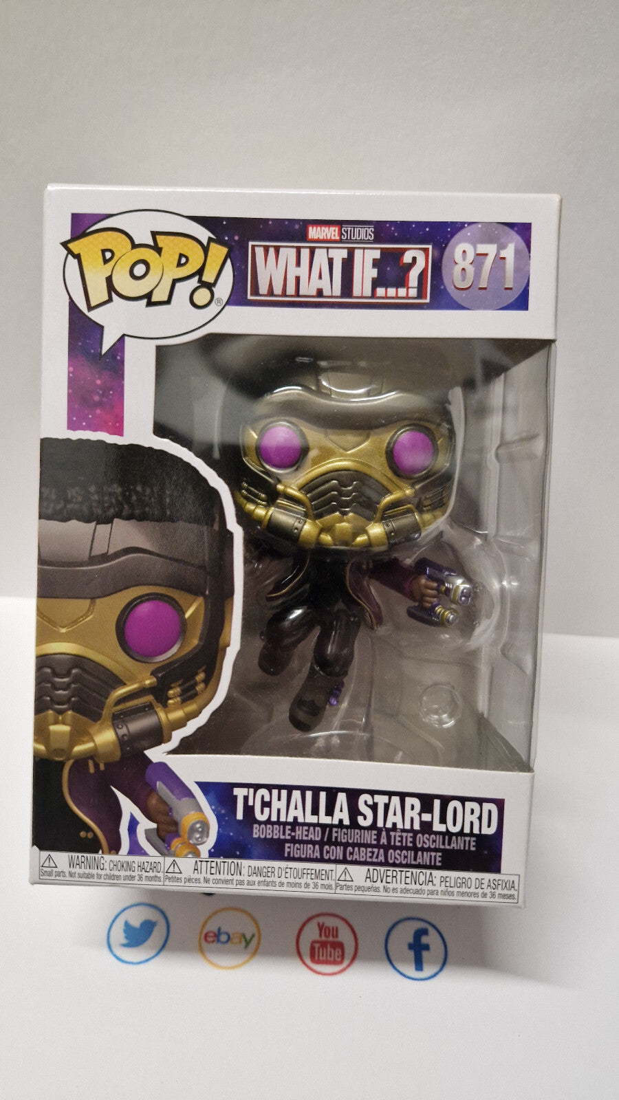 Funko Pop! Marvel What If ...? #871 T'Challa Star-Lord (F42)