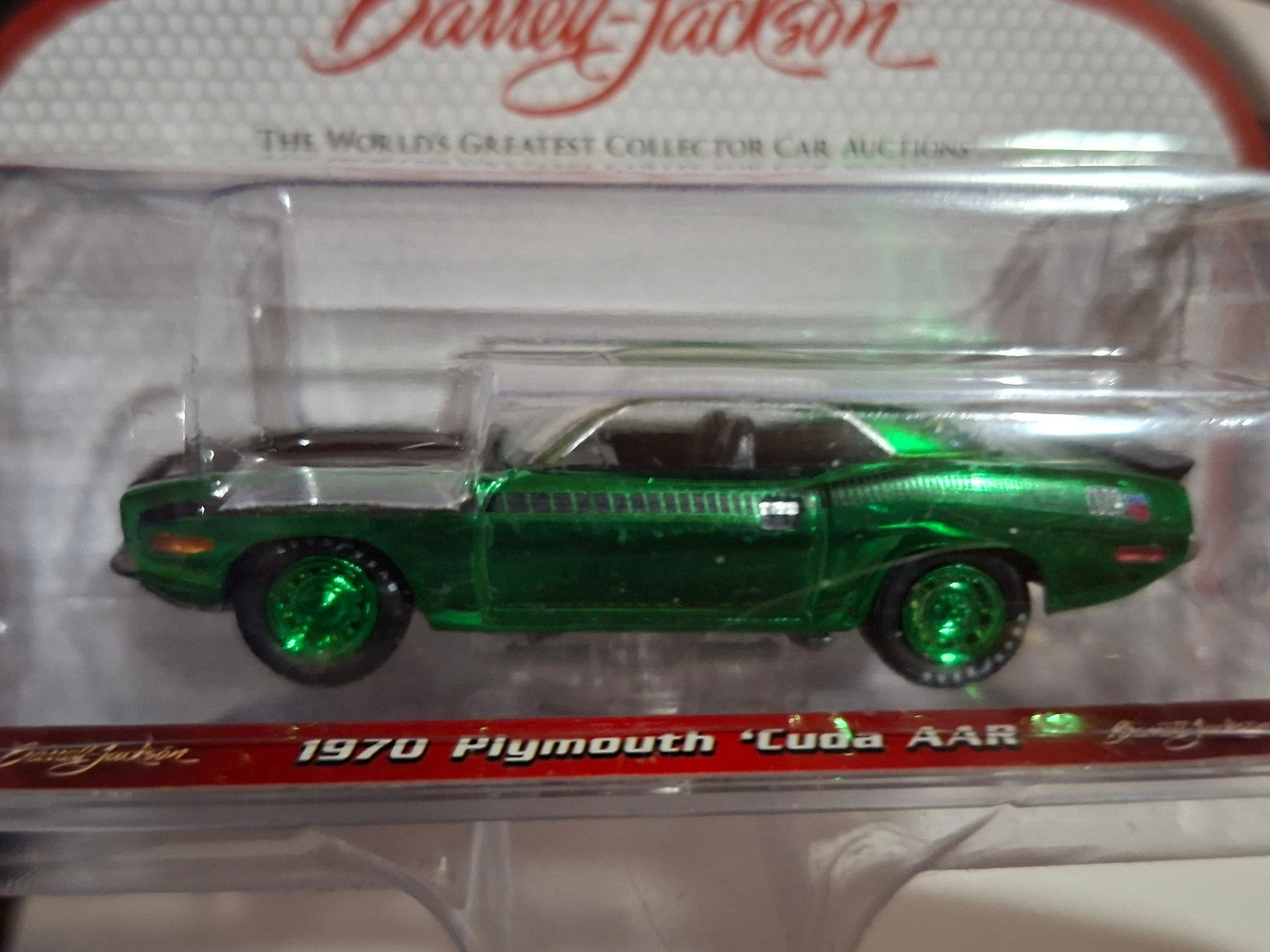 Greenlight Barrett Jackson series 16 Chase 1970 Plymouth cuda AAR   (NG55)