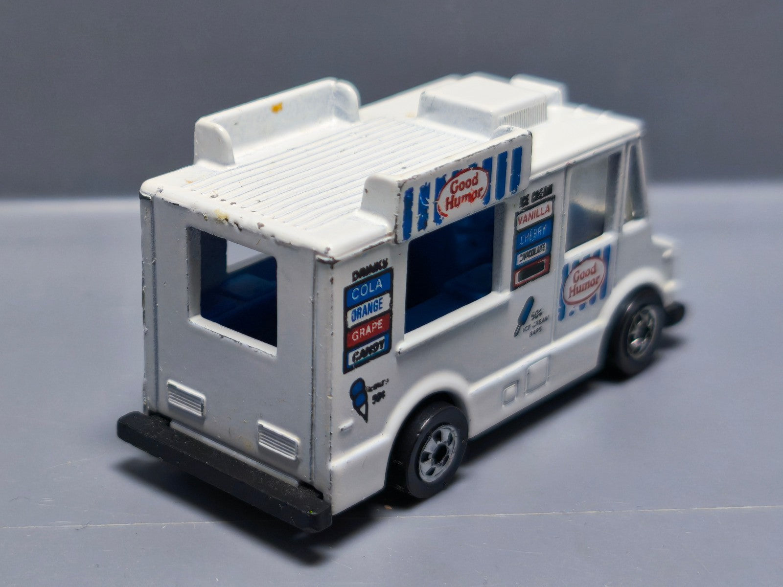 Hot Wheels Good humour truck  1986 version popcycle noirci  (A25)