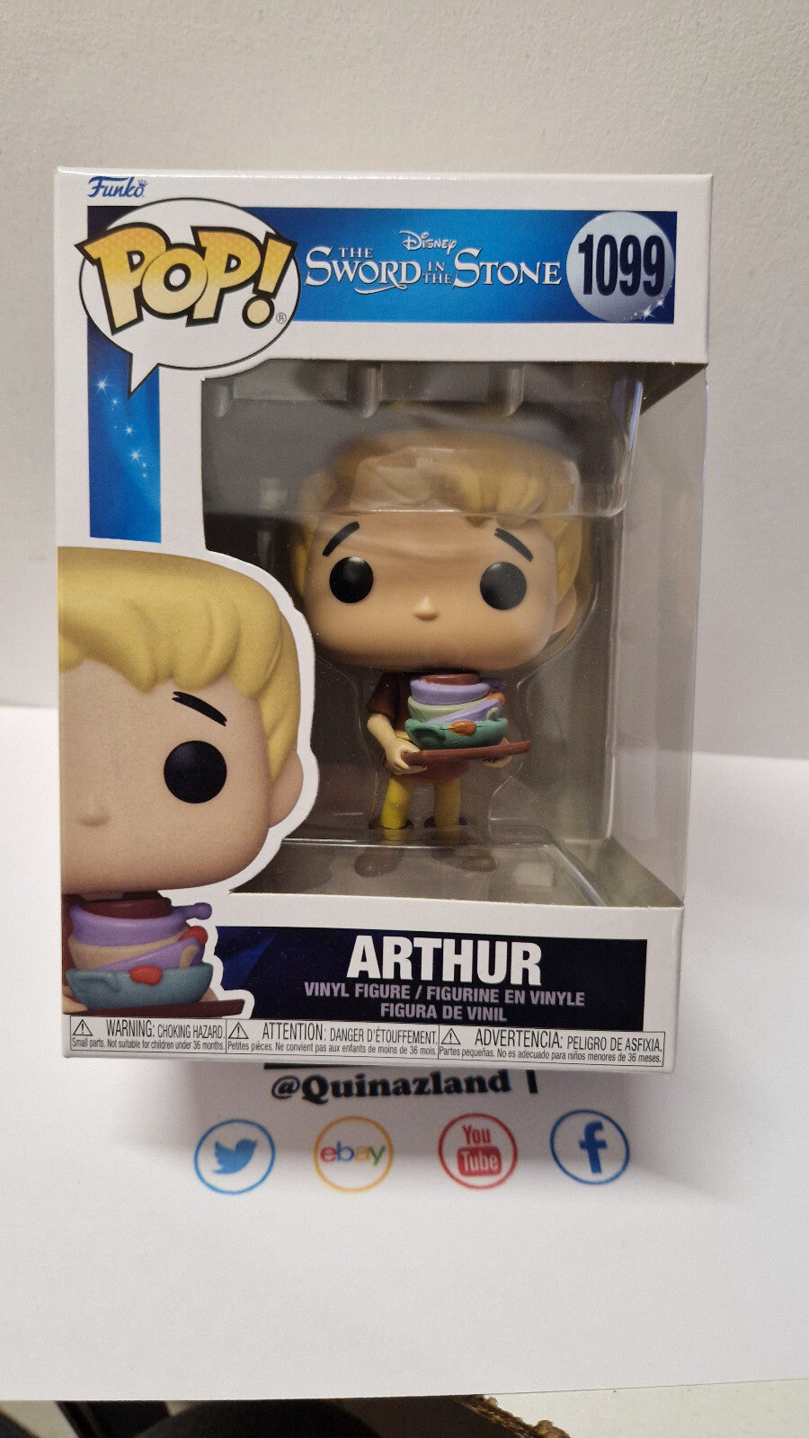 Funko Pop! SWORD IN THE STONE  #1099 Arthur (F26)