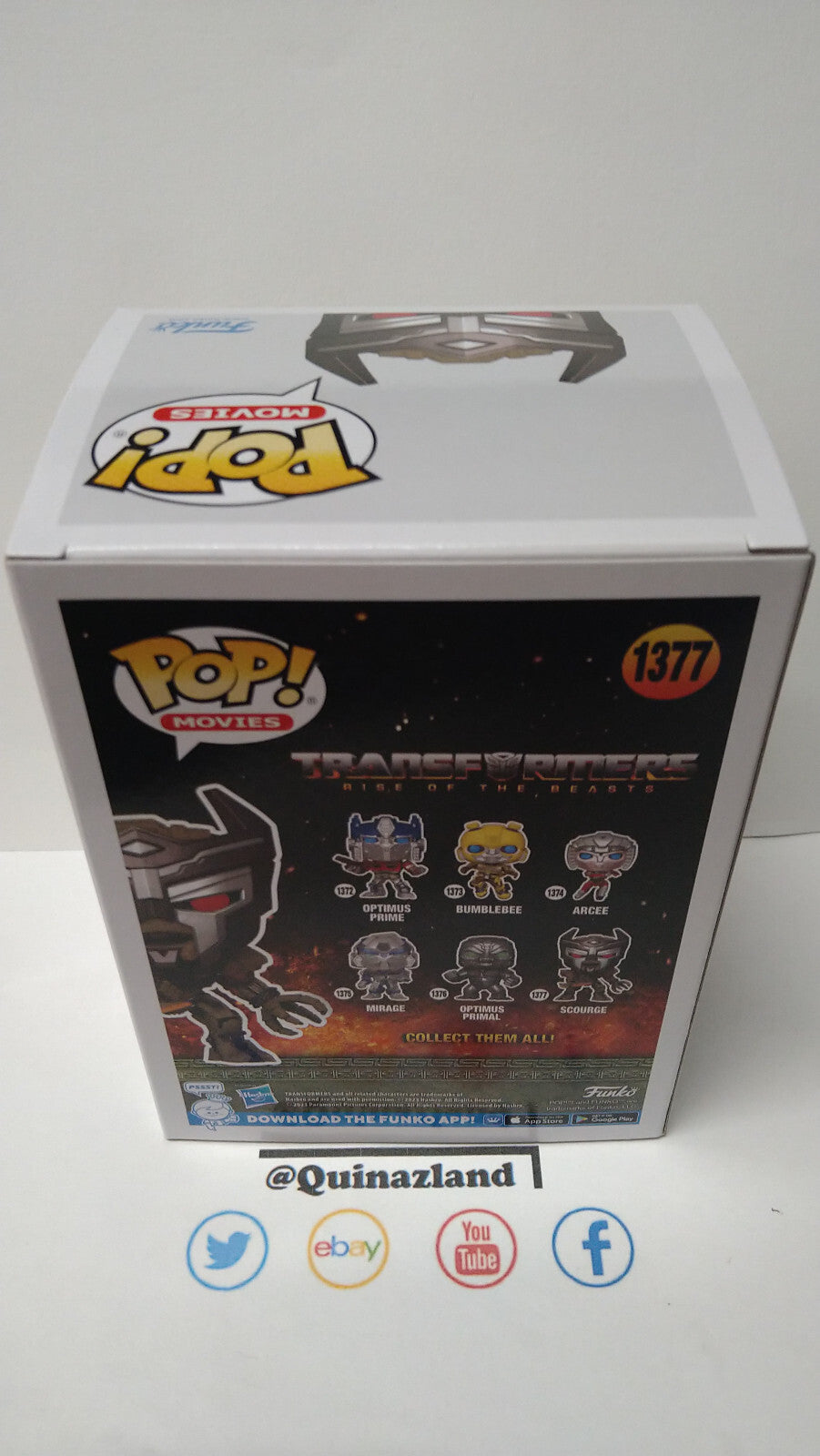 Funko Pop!  TRANSFORMERS POP Movies N° 1377 Scourge (FU18)