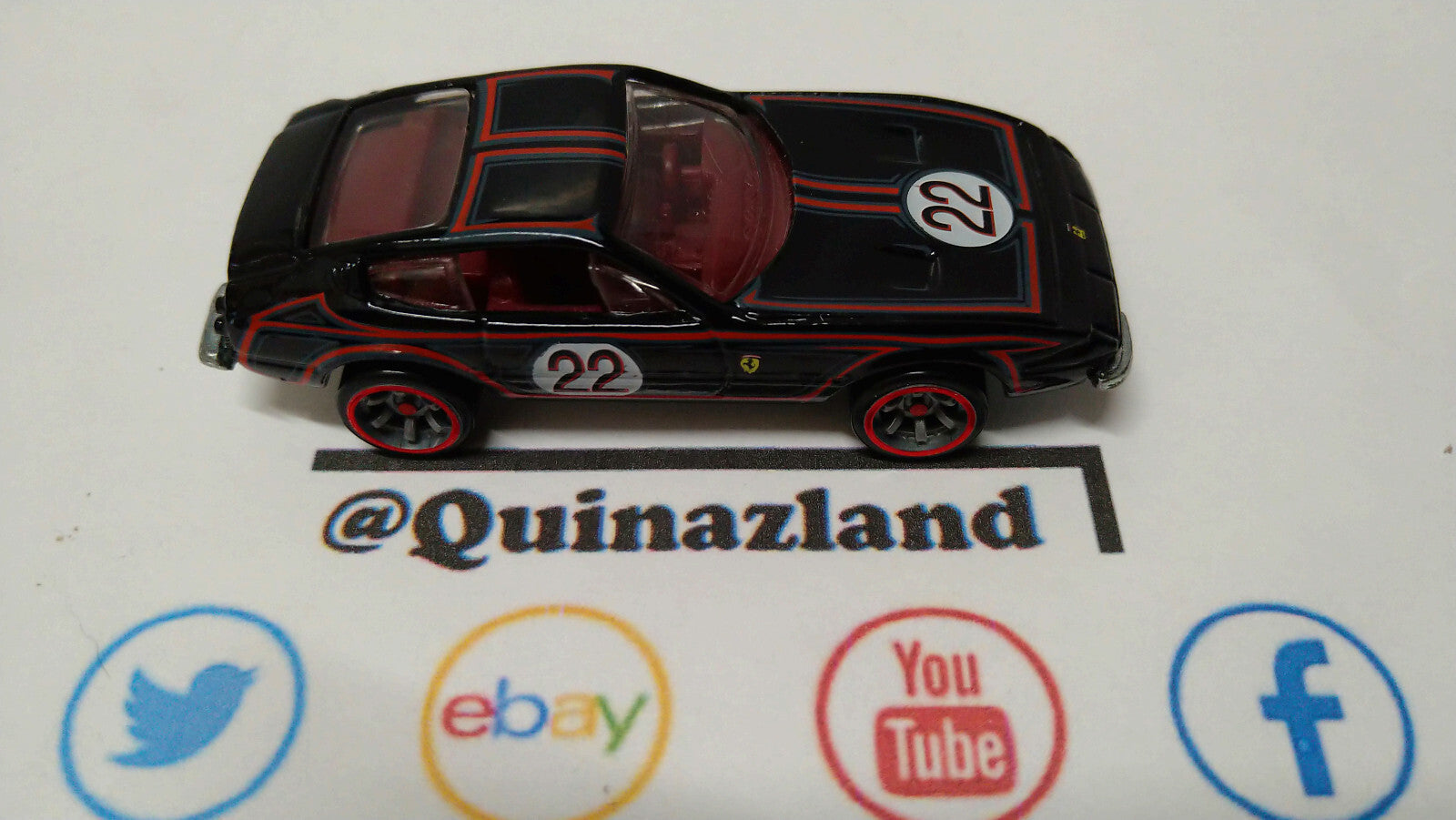 Hot Wheels Ferrari 365 gtb/4 2008 Ferrari racer    (A02)
