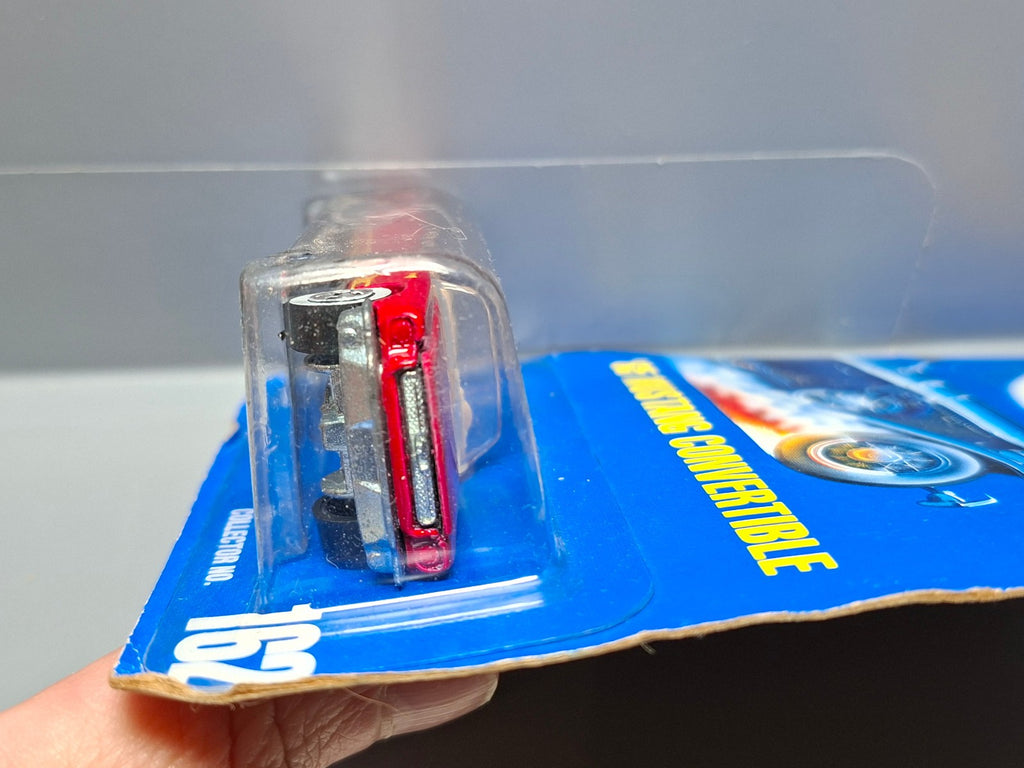 Hot Wheels 65 mustang version rouge foncé 1991-162  (CP19)
