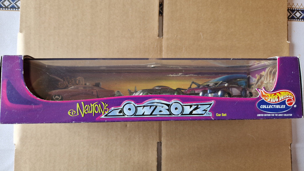 Hot Wheels 1999 ed newton's lowboyz  Triclopz, rareflow & mercohaulic  (CT10)