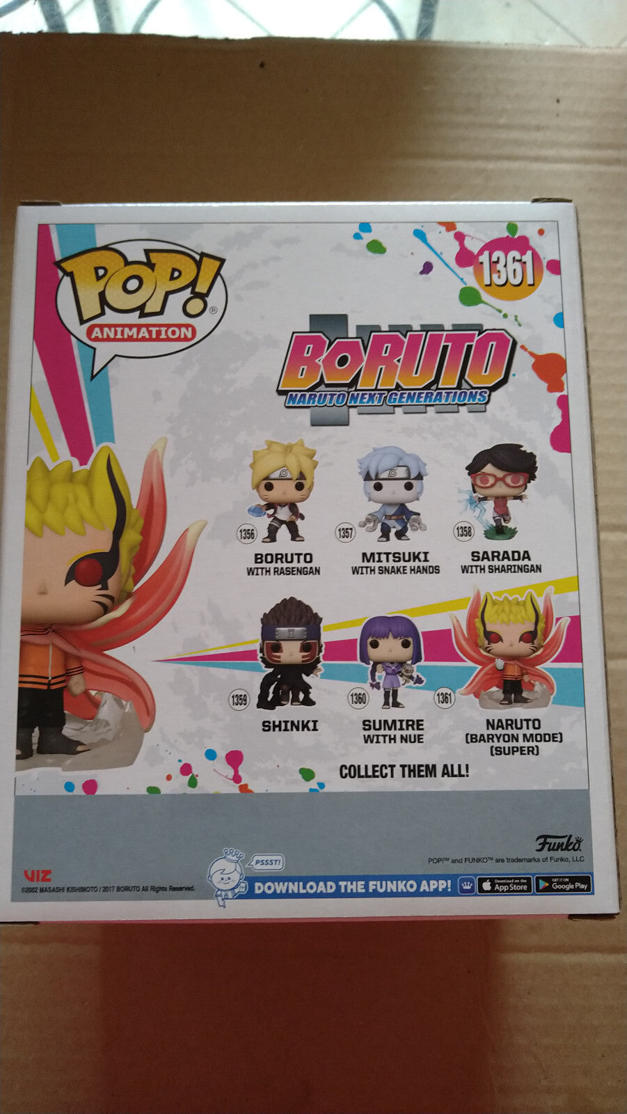 Funko Pop! BORUTO  Super 6" N° 1361 Baryon Naruto (ET)