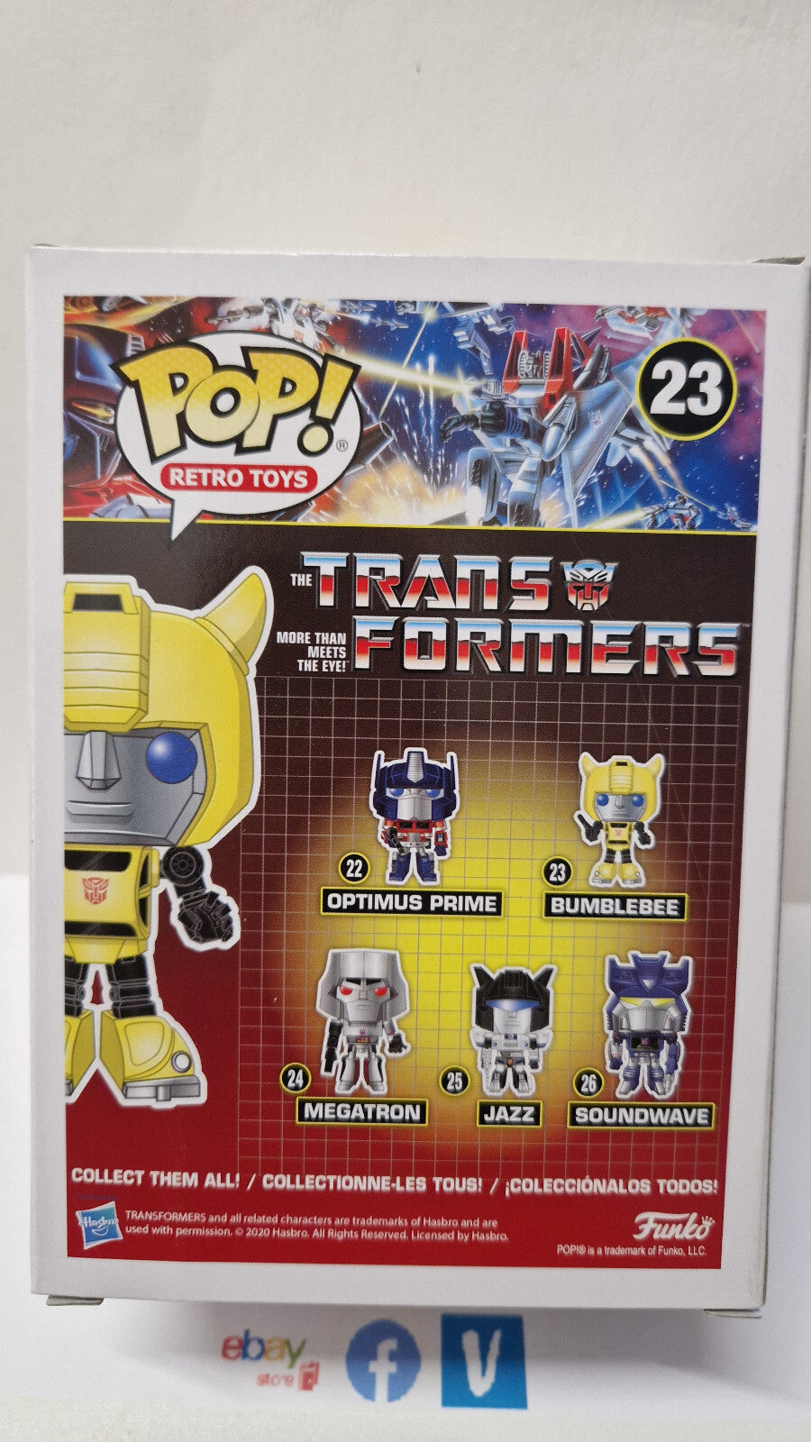 Funko Pop! Transformers #23 Bumblebee volkswagen cox (F37)