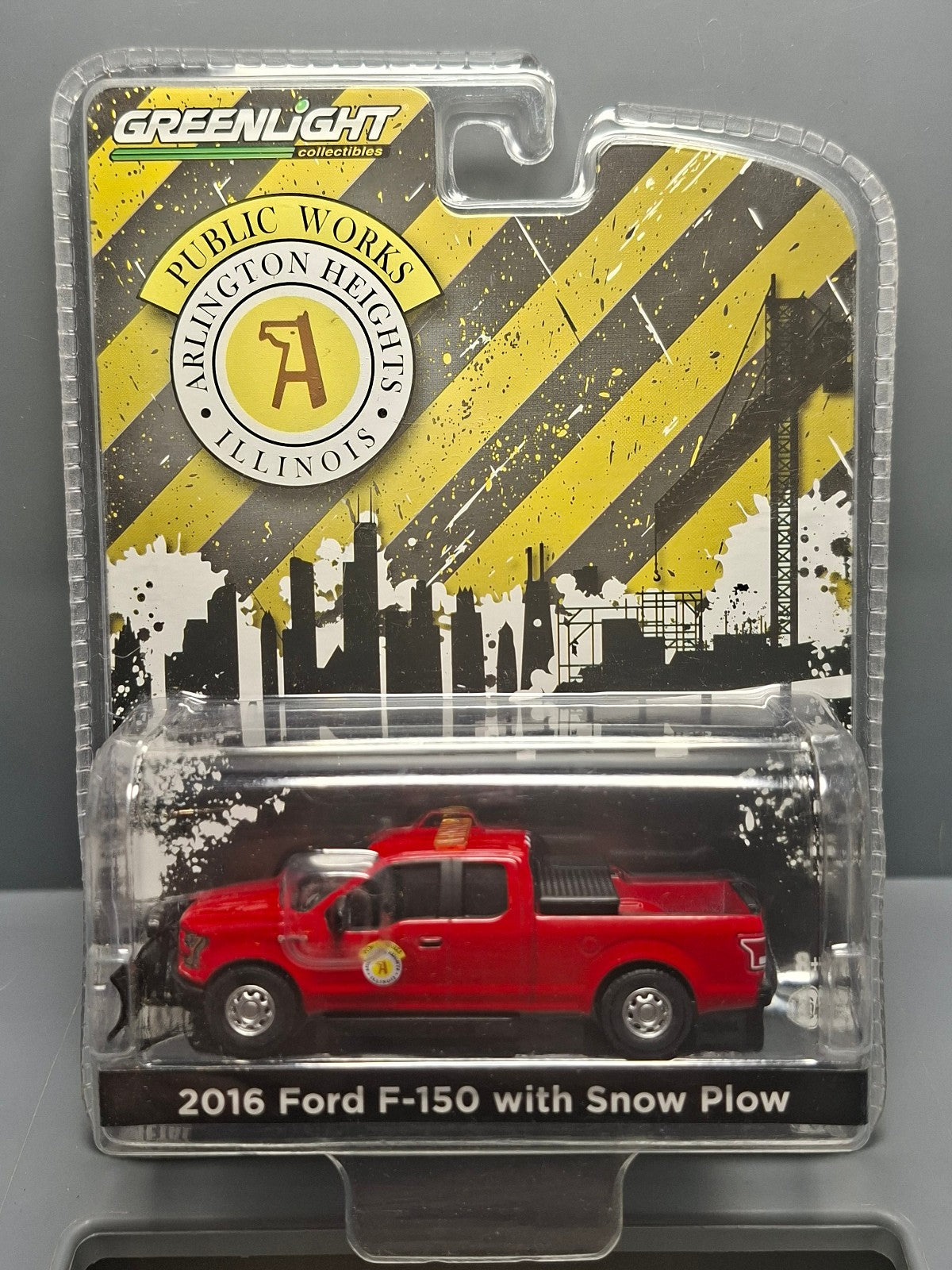 Greenlight Public Work Illinois 2016 Ford F-150 with Snow Plow  (NG16)