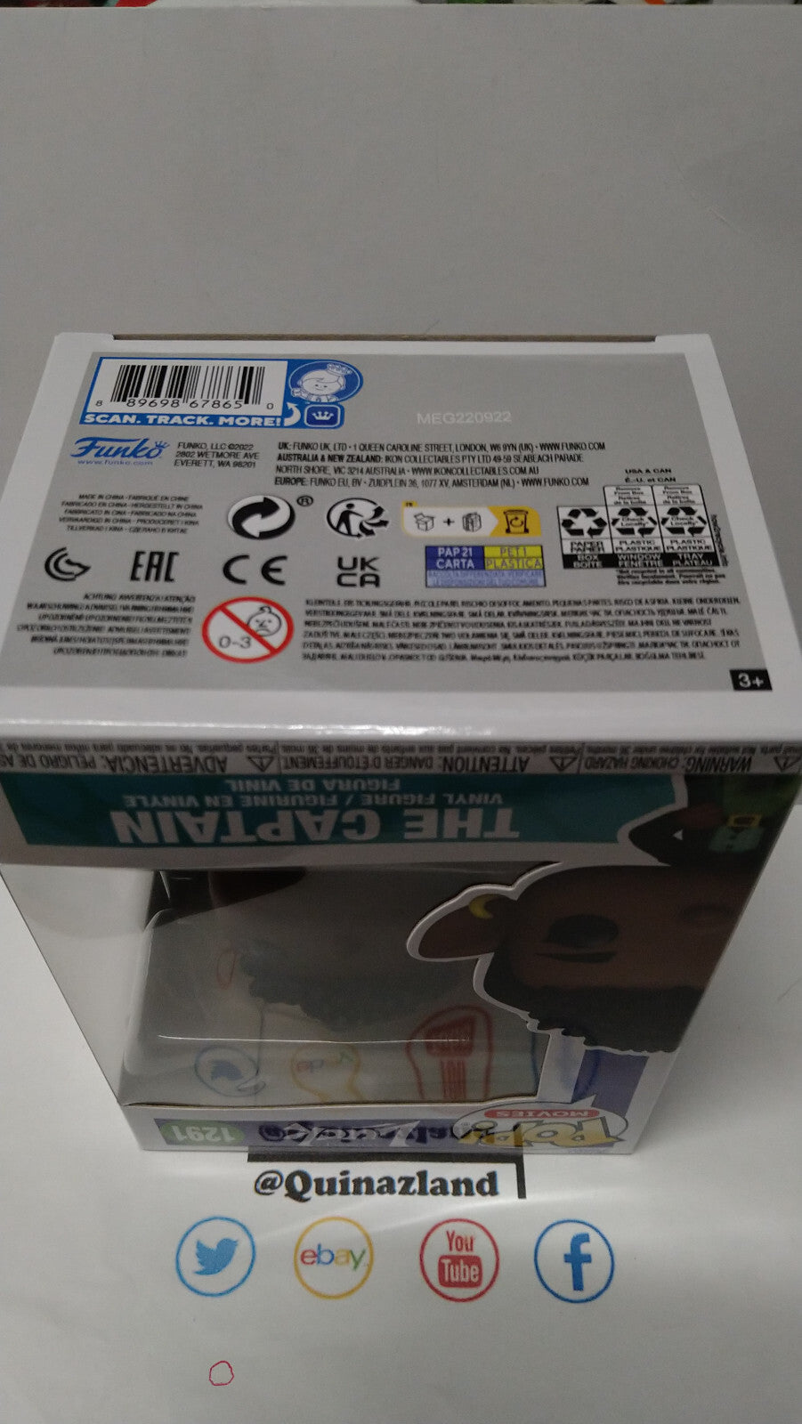 Funko Pop! LUCK  Movies N° 1291 The Captain (F37)
