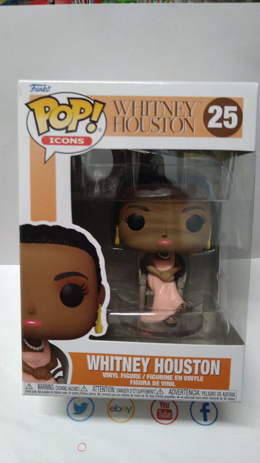 Funko Pop! POP Icones N° 25 Whitney Houston (FU42)