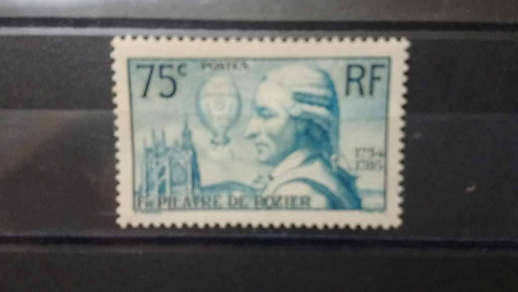 Timbres France 75c Pilâtre de Rozier 1936
