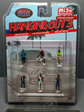 American Diorama 1/64 Figures Hanging Out 3 Figures Set MiJo Exclusive (NG02)