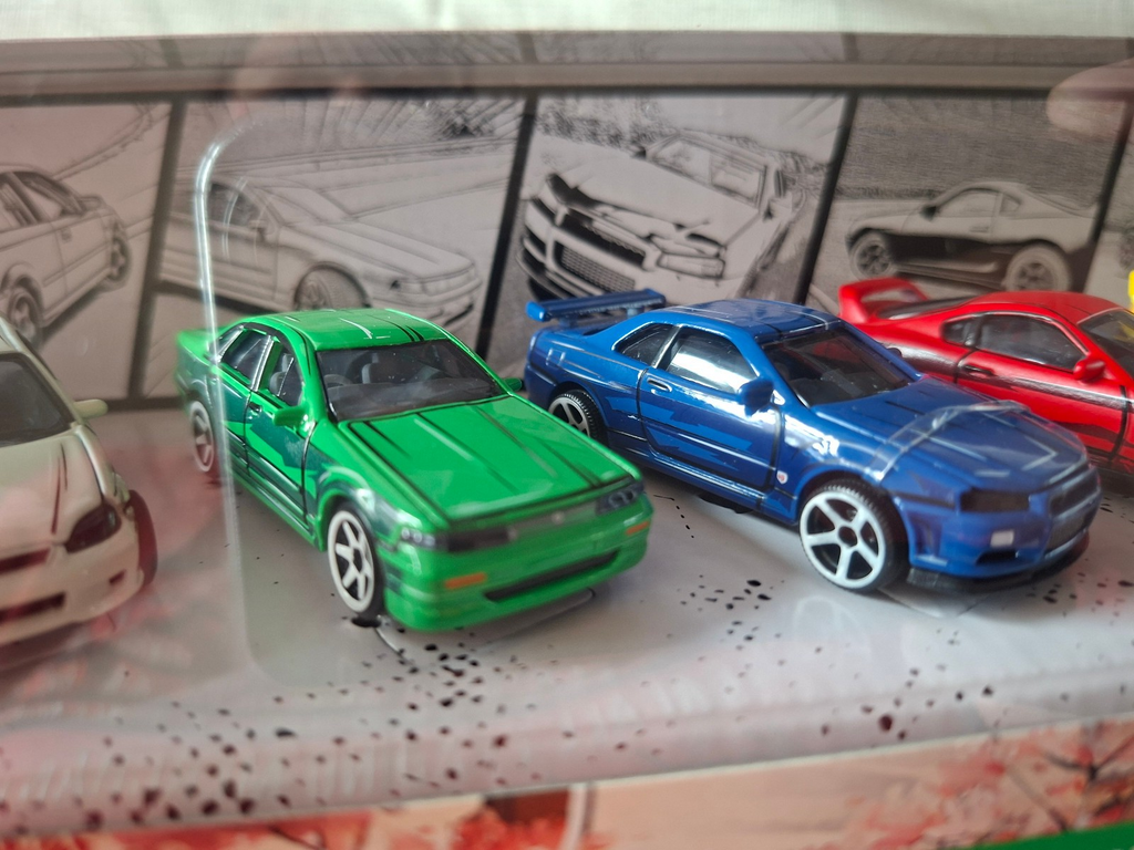 Majorette Ride Wild Jdm Legends Toyota Nissan Honda Misubishi (ET)