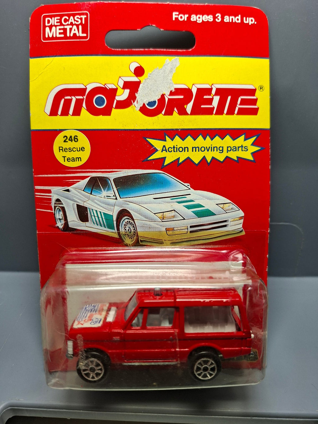 Majorette Série 200 made in france Range rover rescue team    (CP05)