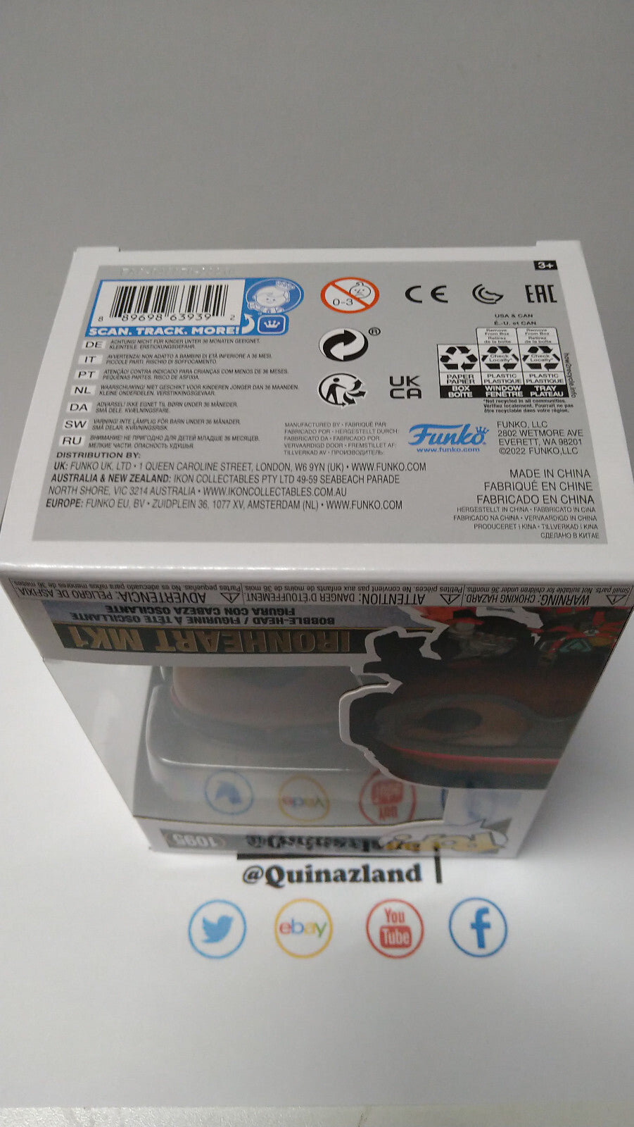 Funko Pop! BLACK PANTHER WAKANDA FOREVER 1095 Ironheart MK1 (F21)
