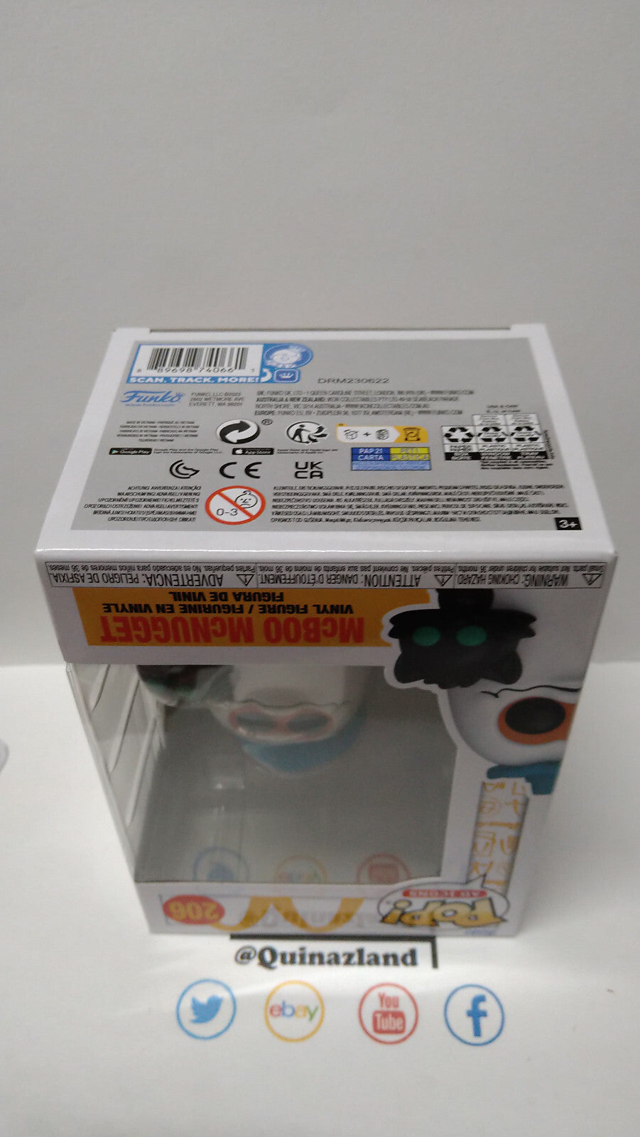 Funko Pop!  MCDONALDS POP Ad Icons N° 206 Nugget Buddies Fantome (F9)