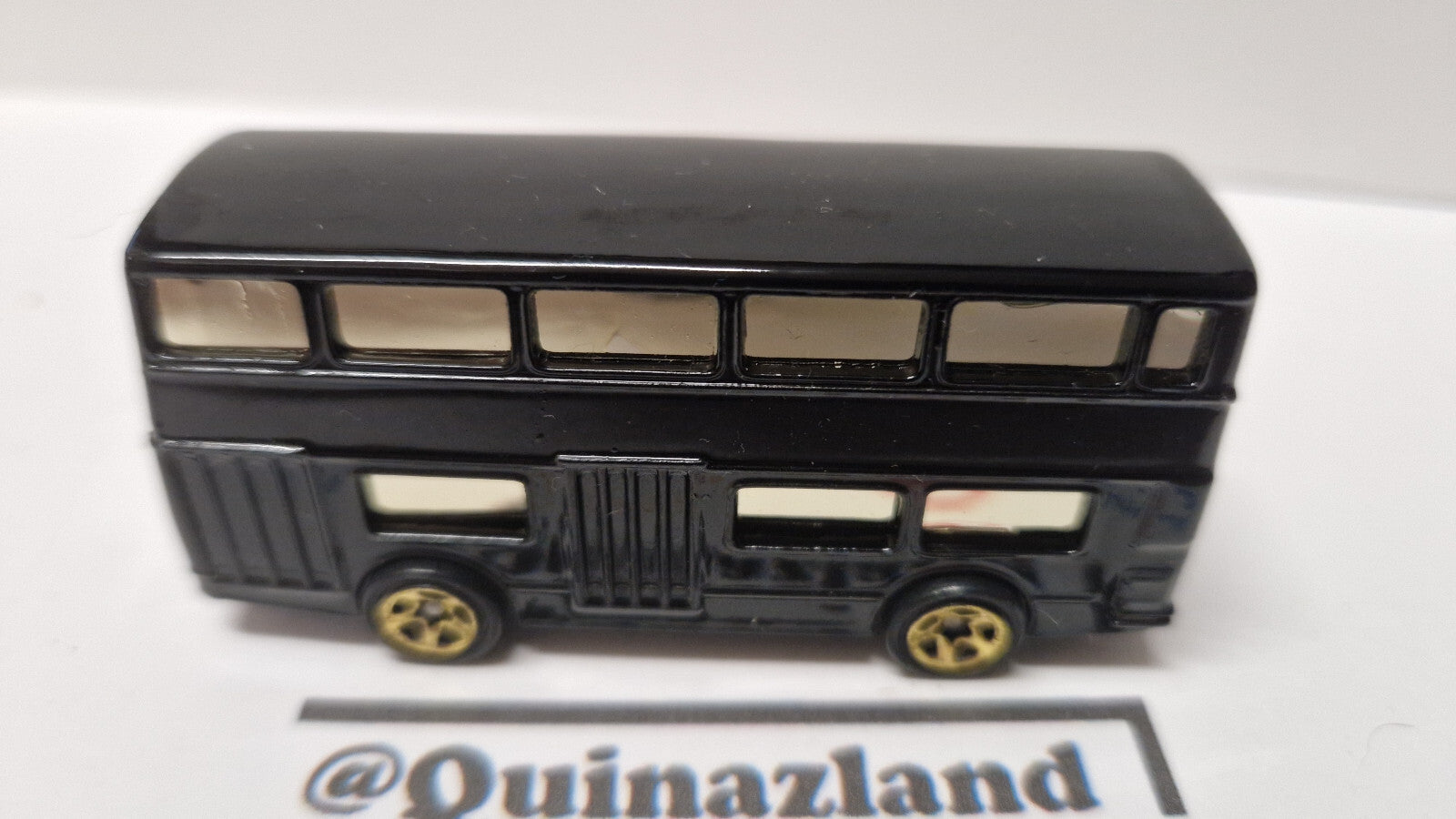 Hot Wheels 1996 FAO Schwarz gold série collection IlI London bus  (A21)