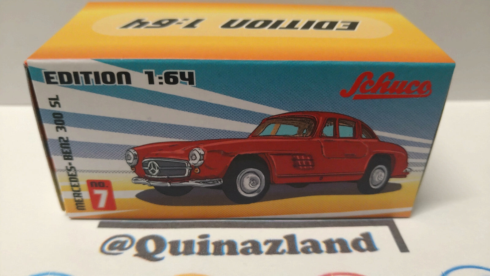 Schuco  1/64 Mercedes Benz 300SL Papier Edition, red (NP26)