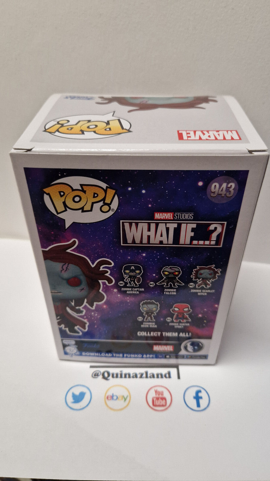 Funko Pop! Mavel What If...?  #943 Zombie Scarlet Witch (F26)