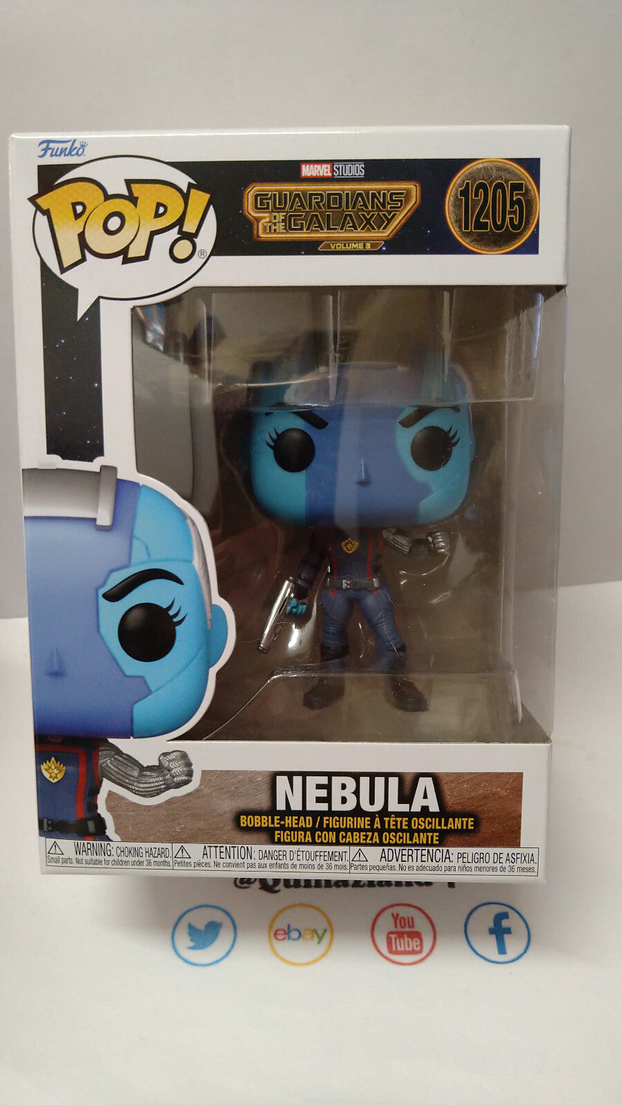 Funko Pop!  LES GARDIENS DE LA GALAXIE 3  N° 1205 Nebula (FU45)