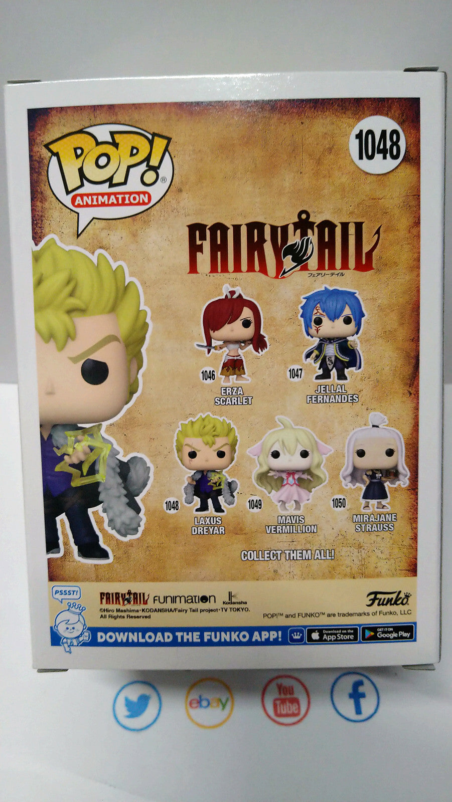 Funko Pop! FAIRY TAIL 1048 Laxus Dreyar (F46)