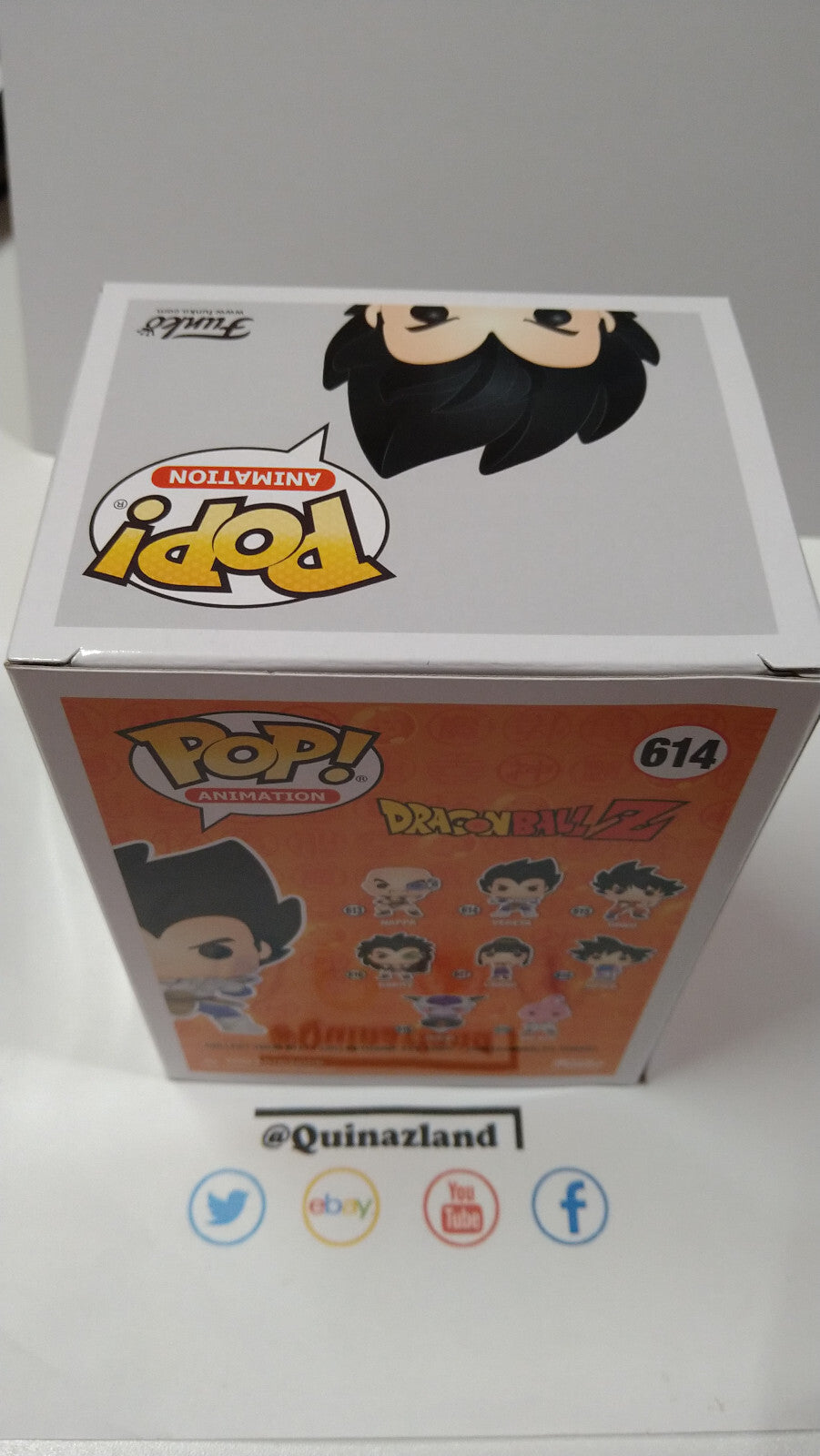 Funko Pop! DRAGON BALL  N° 614 Vegeta Metal Effect SPECIAL EDITION (F6)