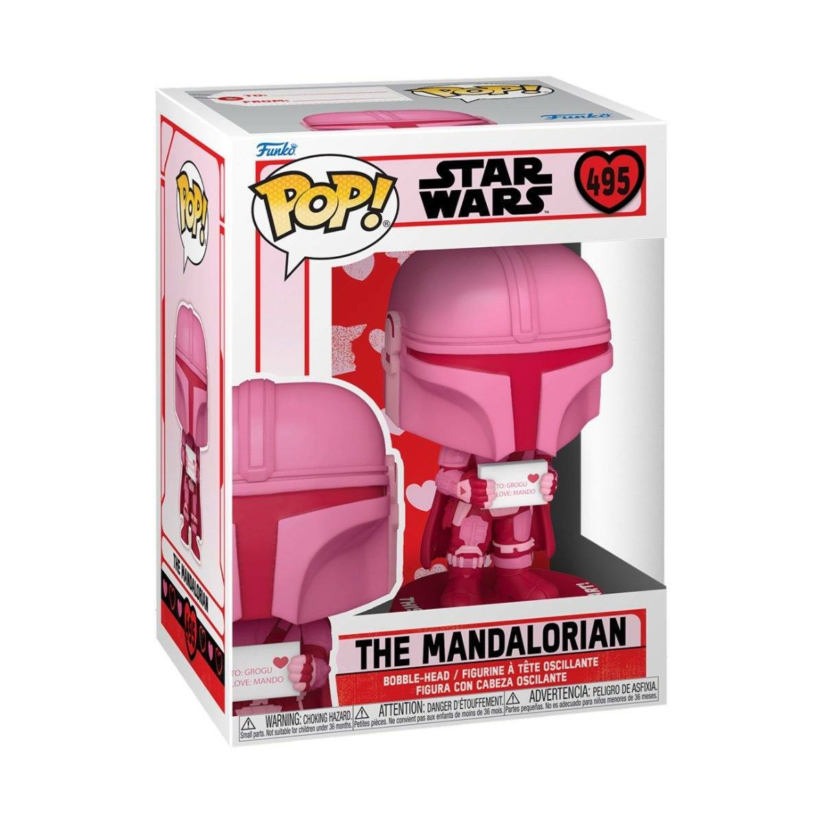 Funko Pop! Valentines 495 Mandalorian (F2)