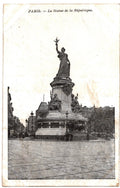 CPA Paris – Statue de la République vers 1910 T0001