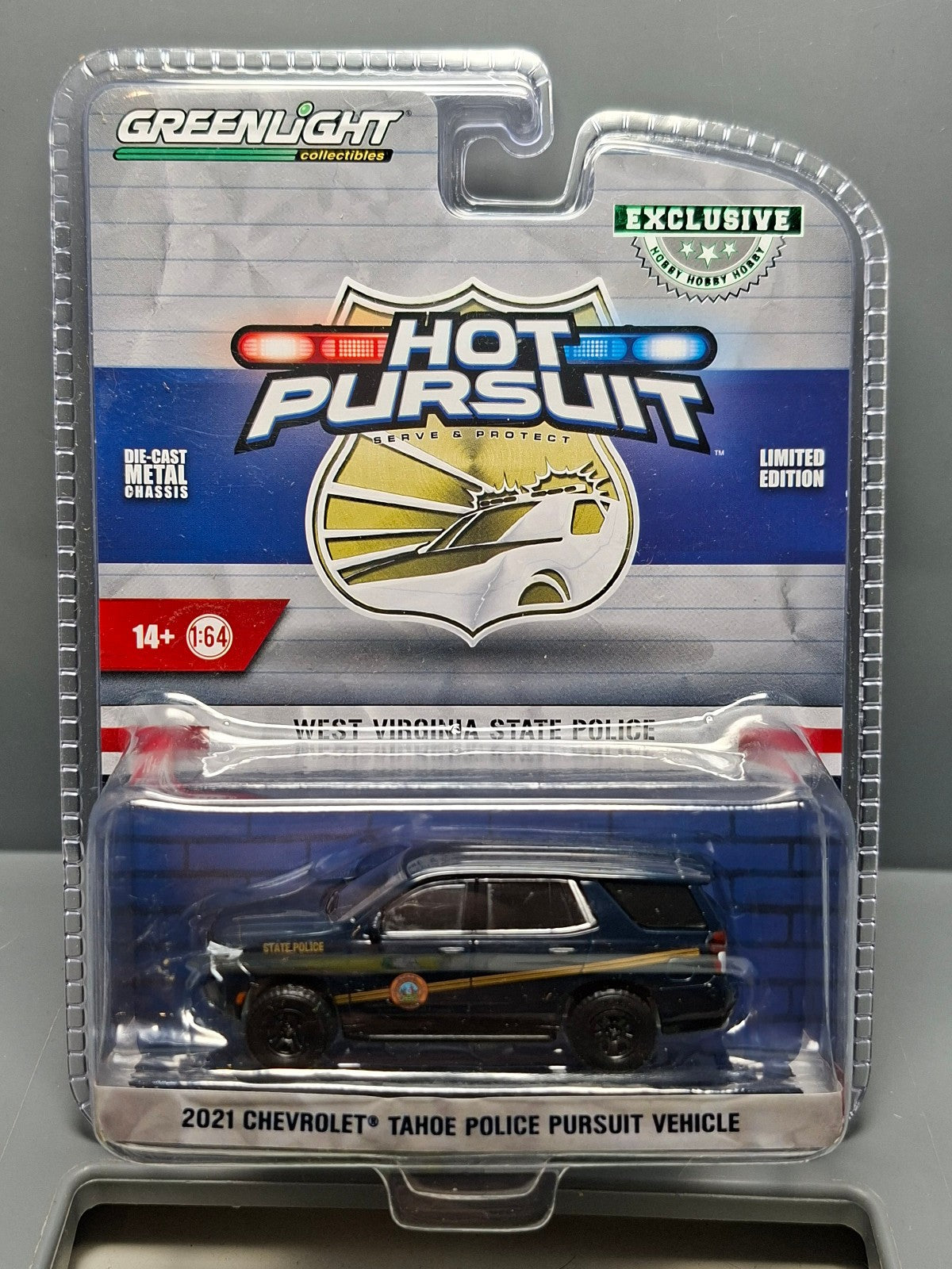 Greenlight 2021 Chevrolet Tahoe Police Pursuit Vehicle West Virginia (NG28)