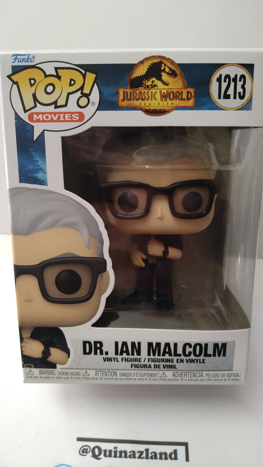 Funko Pop! JURASSIC PARK 2022 #1213 Dr Ian Malcolm (FU18)