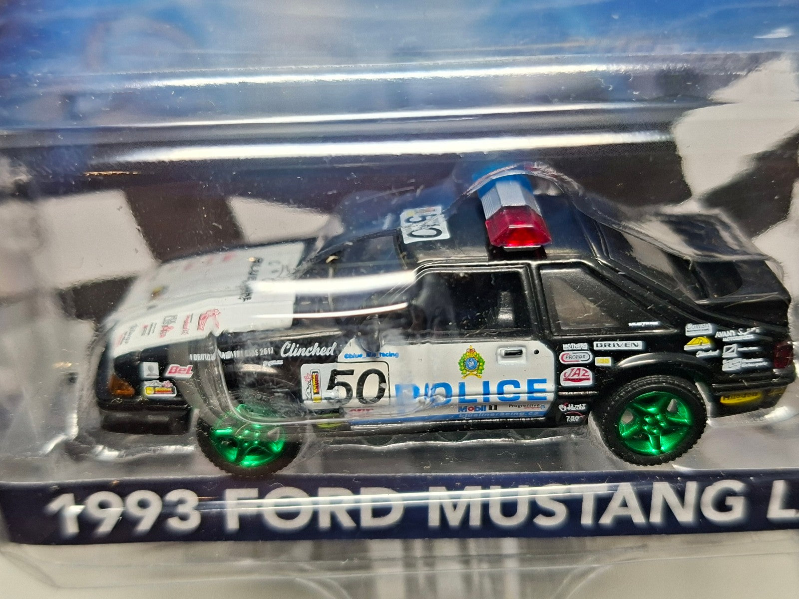 Greenlight 1993 Ford Mustang Edmonton Police Edmonton Alberta Canada Chas (NG62)