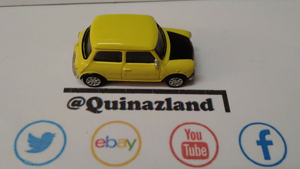 Schuco  1/64 Mini Cooper Papier Edition, yellow/black (NP13)