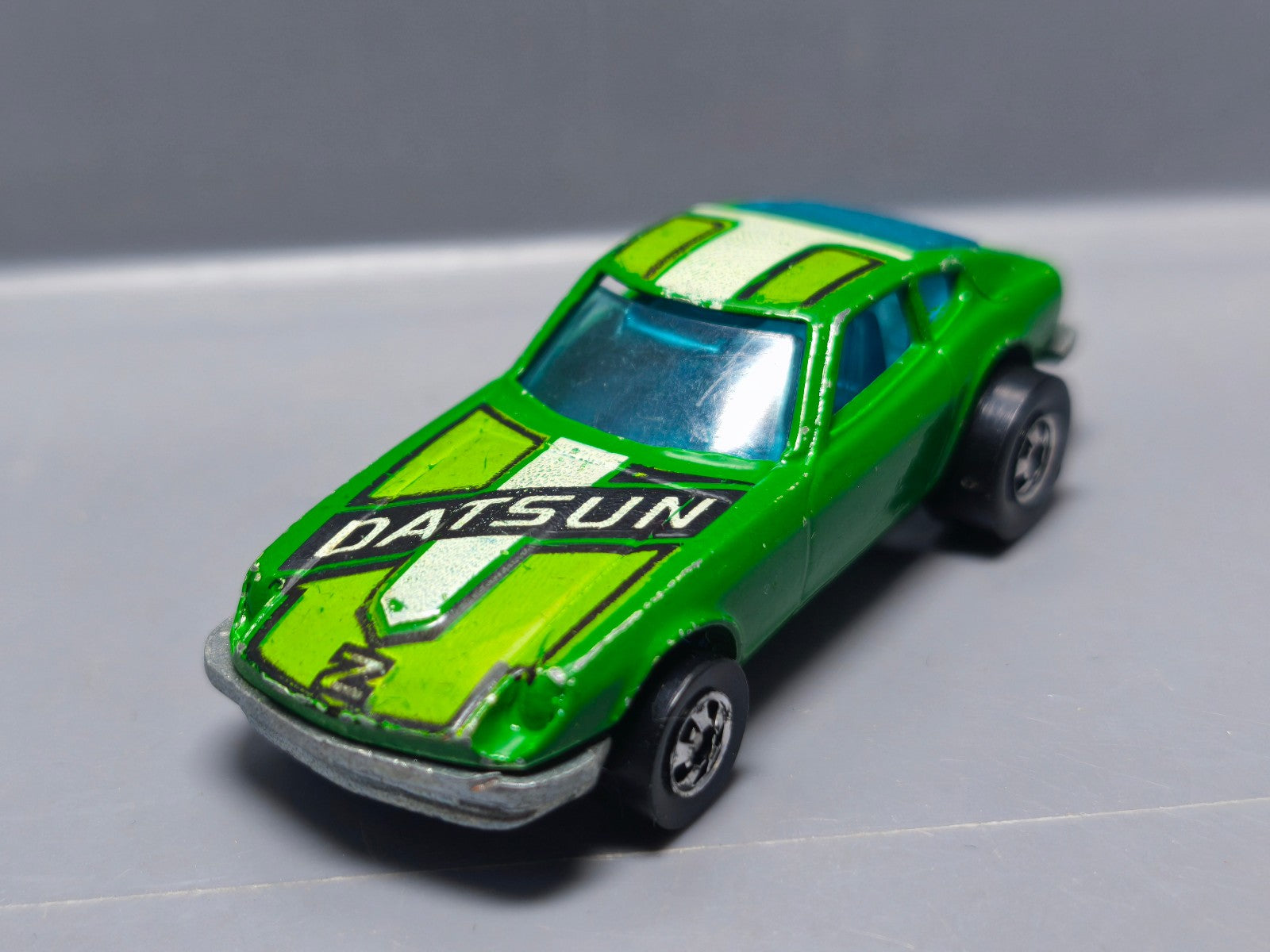 Hot Wheels Datsun Z Whiz verte origine fraisé (A14)