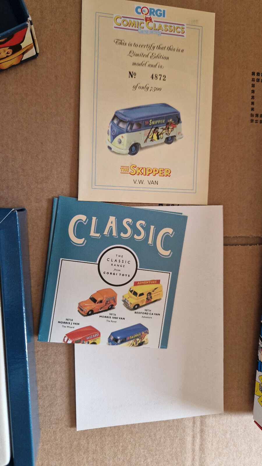 Corgi 1/43 Comic classics the skipper Volkswagen van  (CT05)