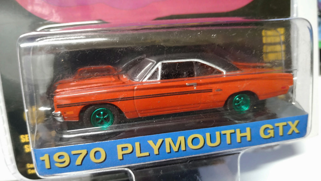 Greenlight Hollywood 1970 Plymouth GTX Green Wheels Chase (NG60)