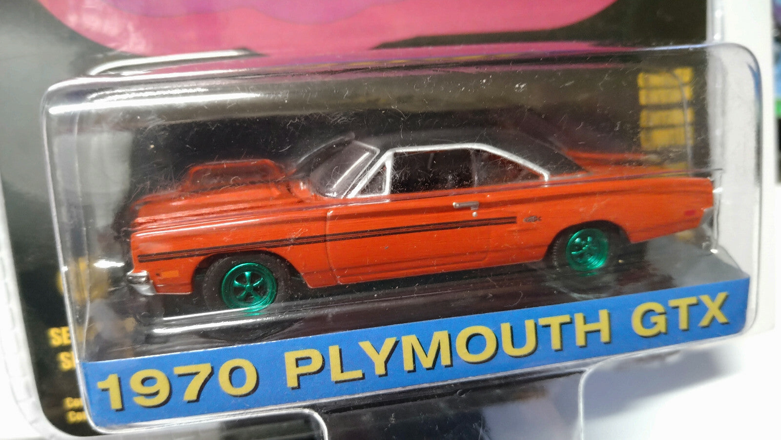 Greenlight Hollywood 1970 Plymouth GTX Green Wheels Chase (NG60)