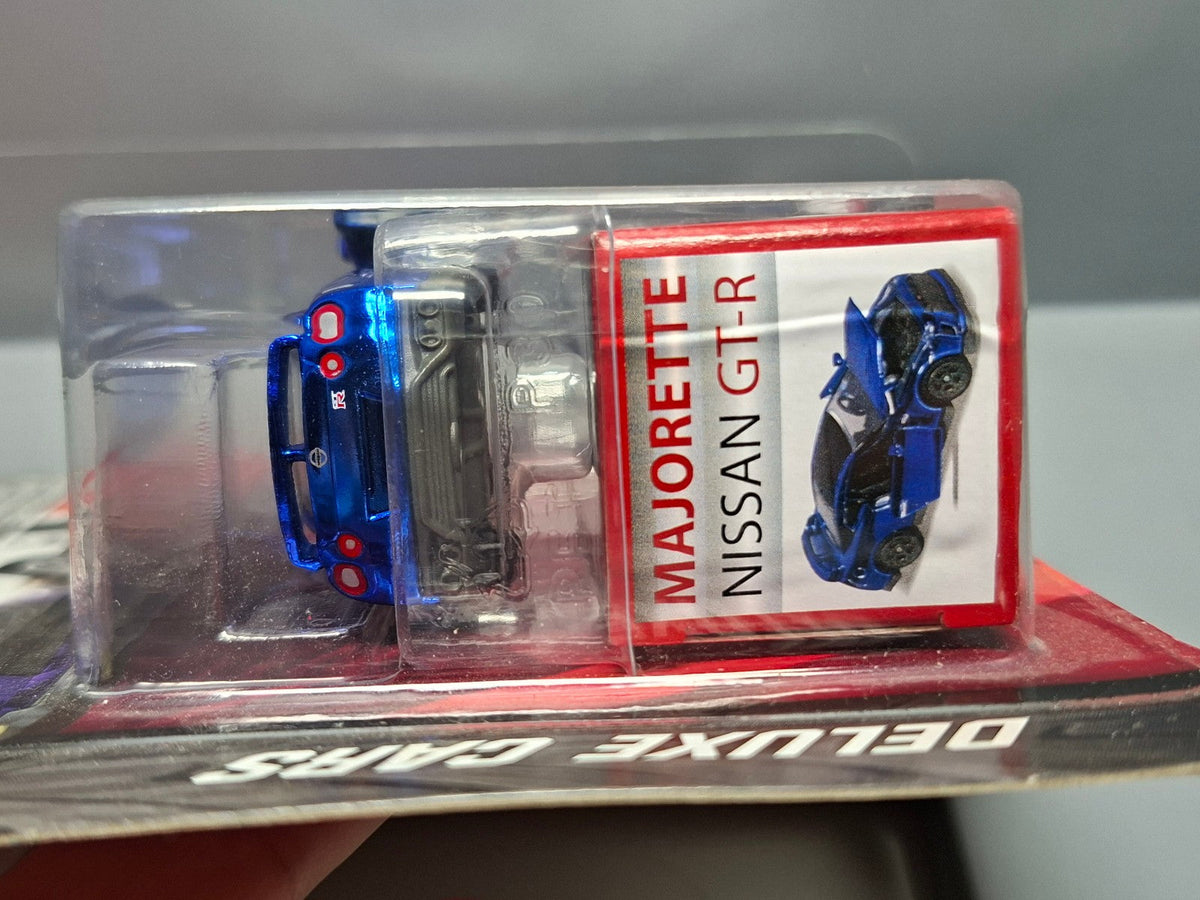 Majorette Deluxe car  Nissan gtr bleue  (NG07)
